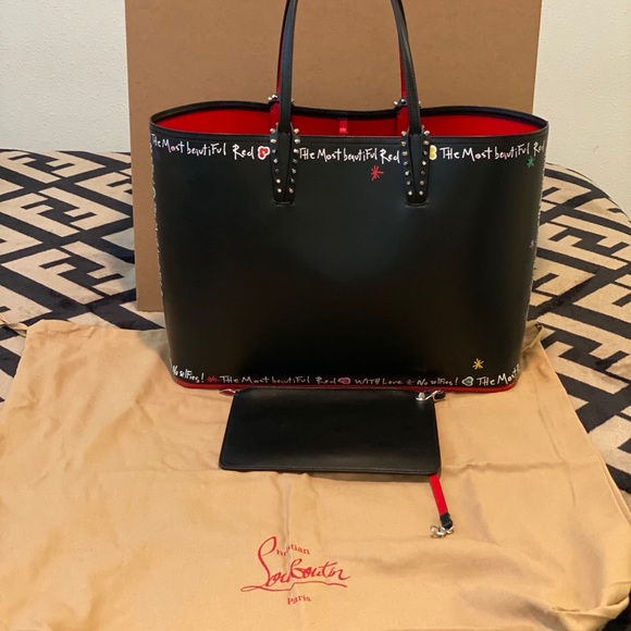 Christian Louboutin Large cabata printed tote - Picture 5 of 12